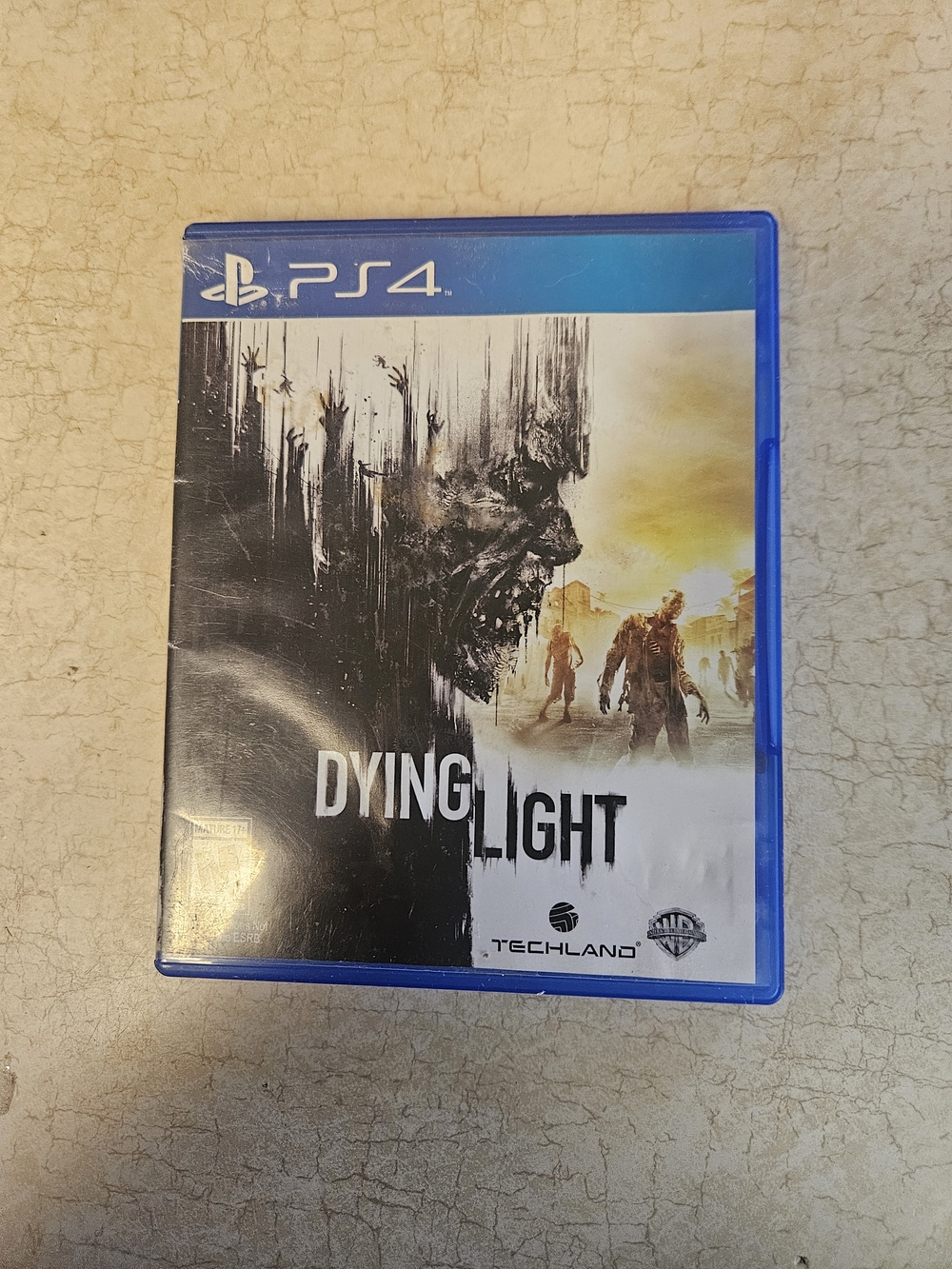 PlayStation 4 Dying Light Game Case - Black with Yellow Accent